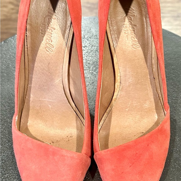 Madewell Mira Red Suede Heel - Picture 2 of 2